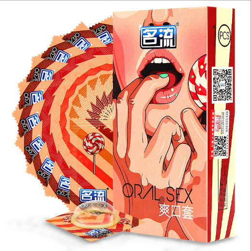加倍润滑套-名流- 名流 清新可口爱安全果味套 10只装