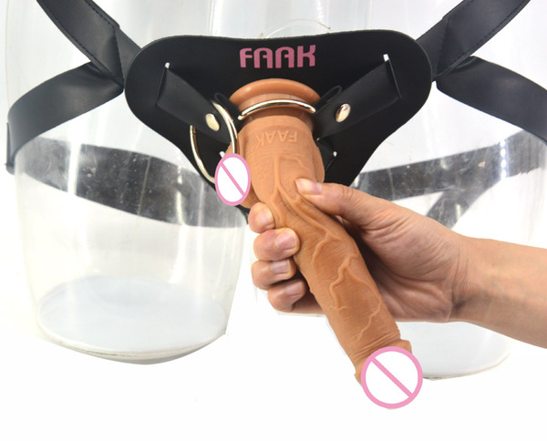 穿戴器具-FAAK-夜未央 带蛋仿真超长穿戴阳具FAAK千爱